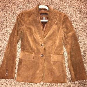 Women's Genuine Leather Blazer by Banana Republic